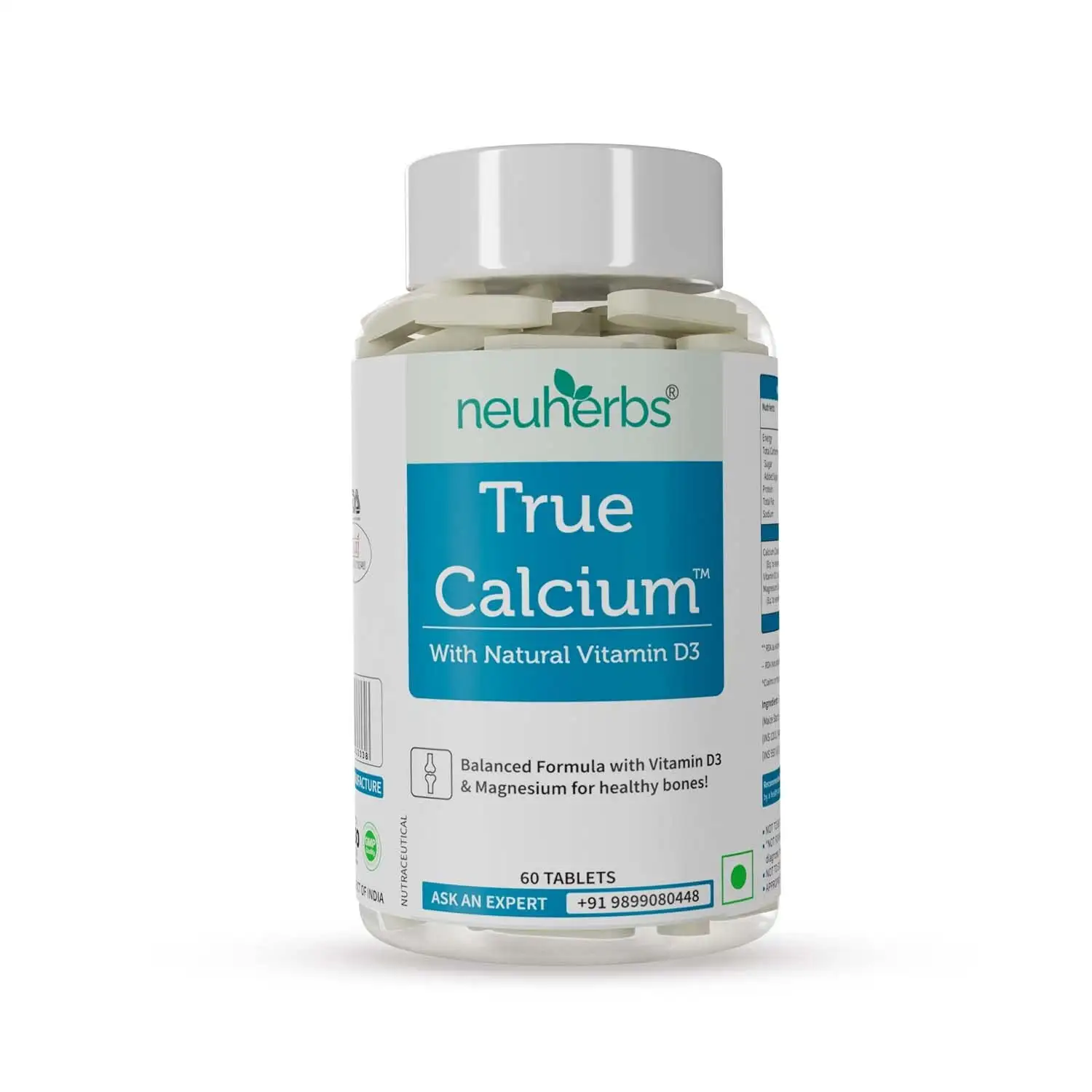 Neuherbs True Calcium Supplement With Vitamin D3