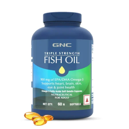 GNC Triple Strength Fish Oil - 60 Softgels