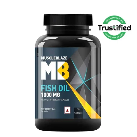 MuscleBlaze Fish Oil (1000 mg) 90 Softgels