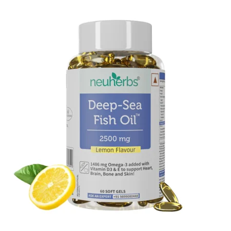 Neuherbs Deep Sea Fish Oil Capsules - 2500 mg