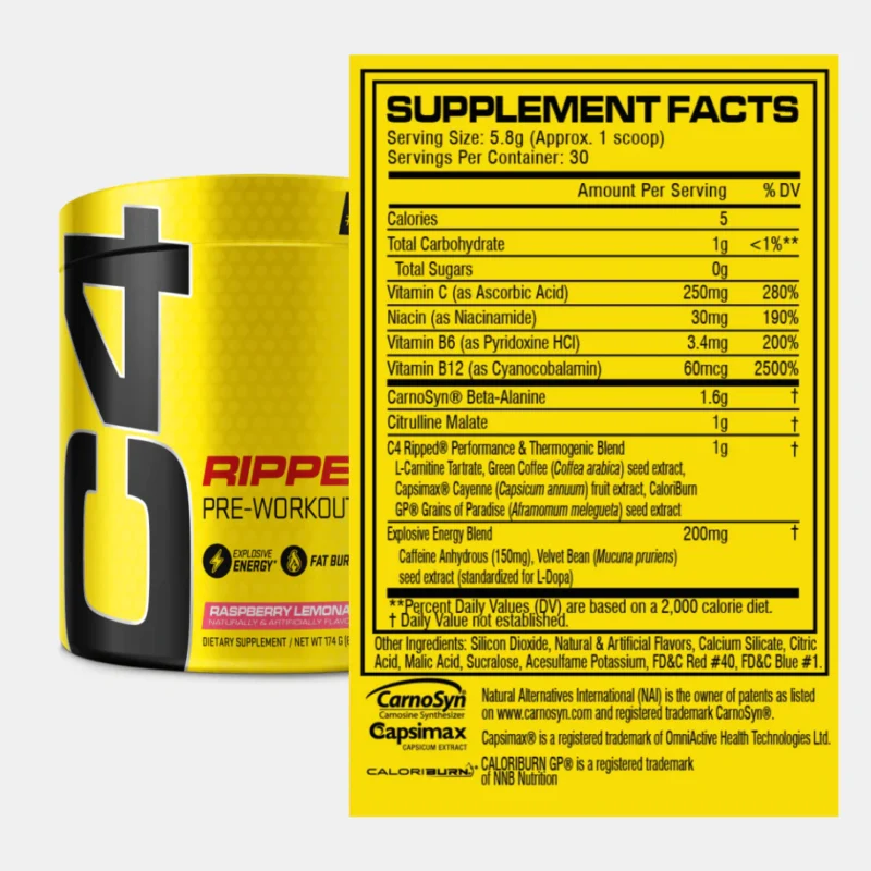Cellucor C4 Ripped Pre Workout - Image 3