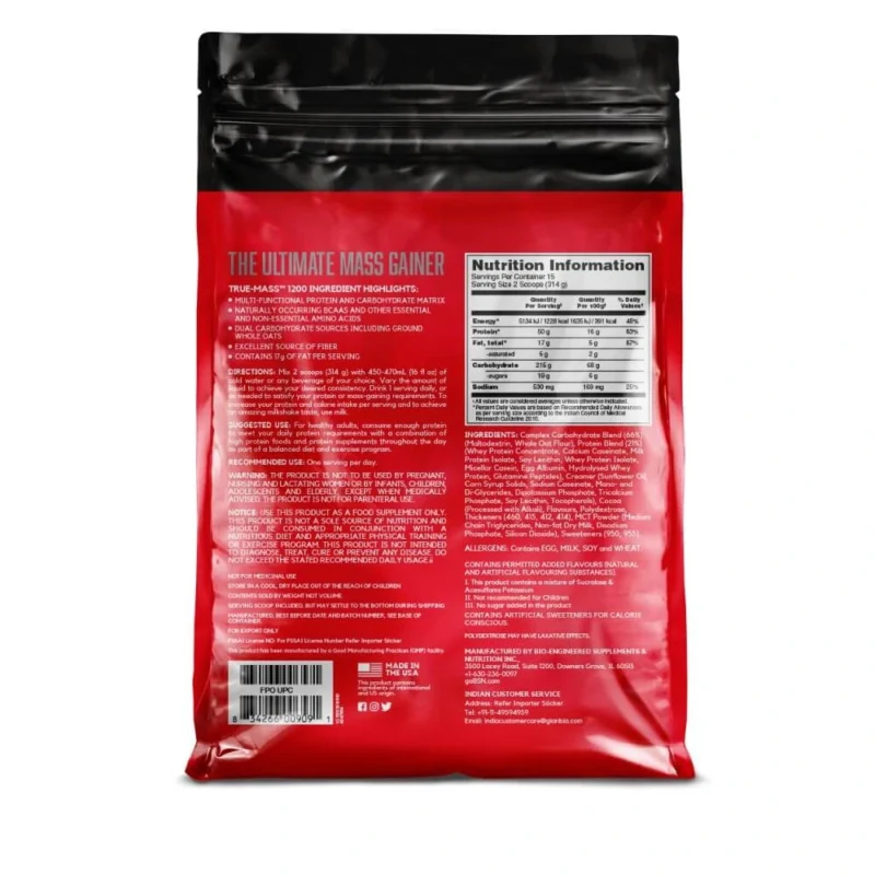 BSN True Mass 1200 – 10.38 lbs - Image 2