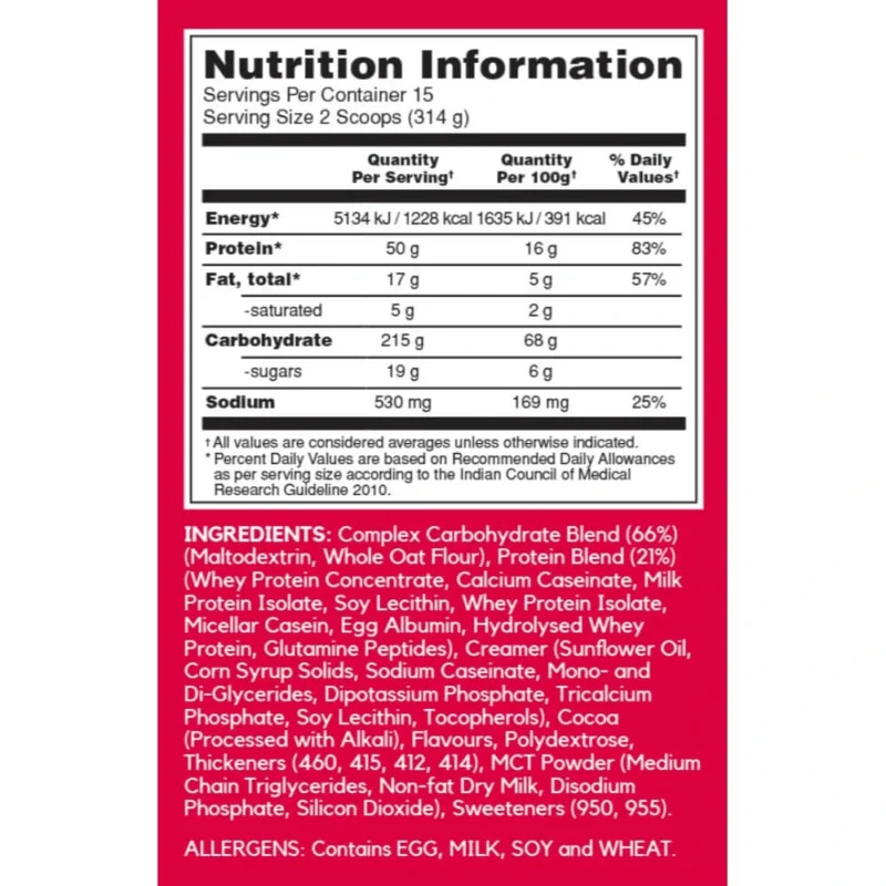 BSN True Mass 1200 – 10.38 lbs - Image 4