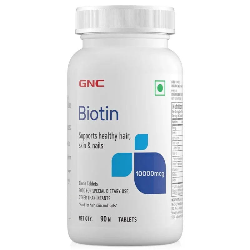 GNC Biotin 10000mcg - 90 Tablets