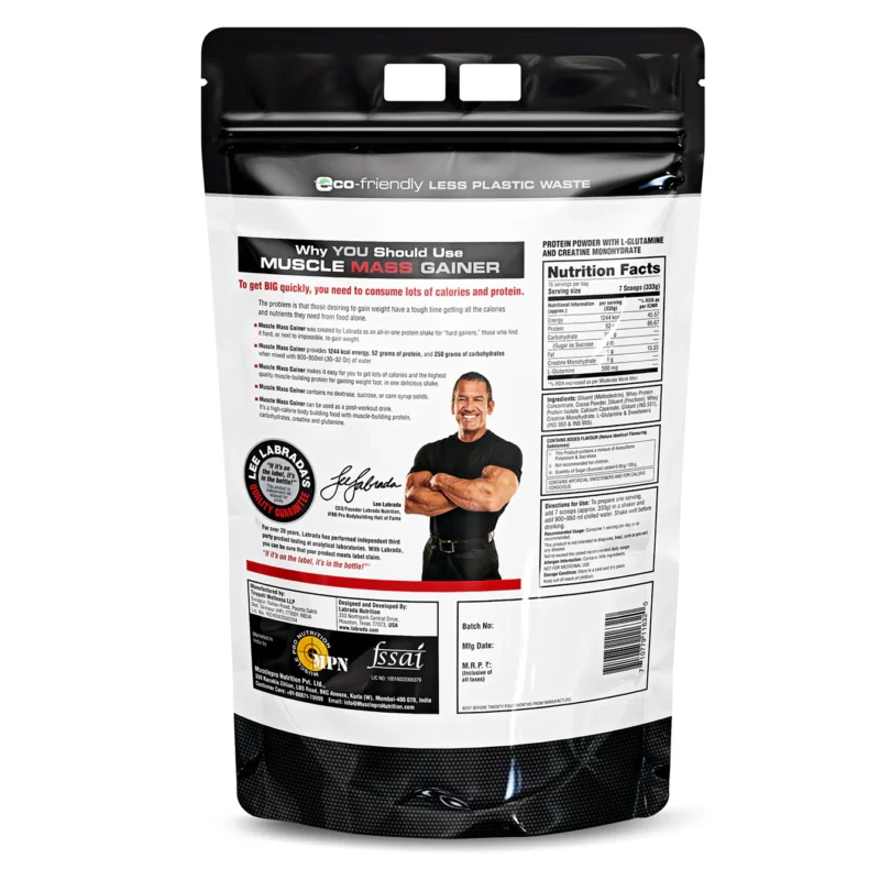 Labrada Muscle Mass Gainer - 5kg - Image 2