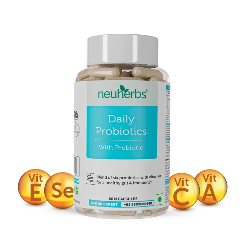 Neuherbs Daily Probiotics - 60 Capsules - Image 2