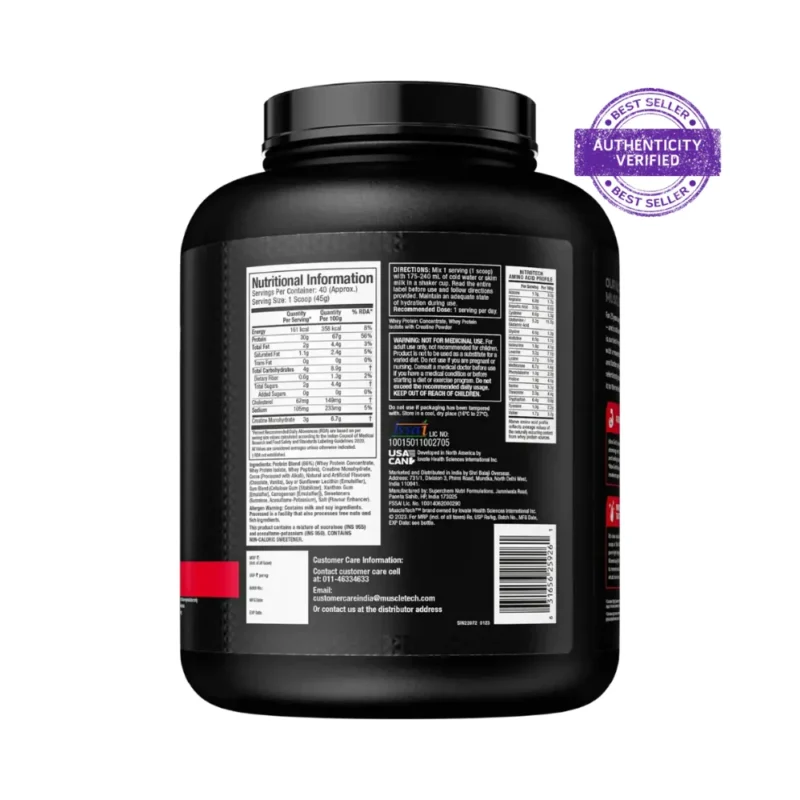 Muscletech Nitro-Tech Whey Protein - Image 7