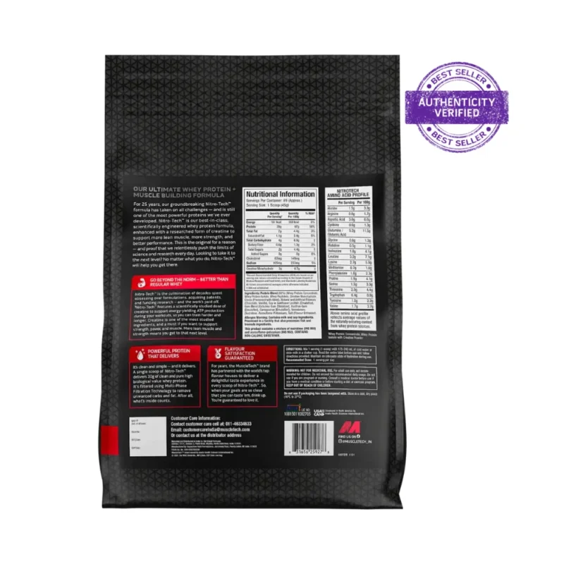 Muscletech Nitro-Tech Whey Protein - Image 4