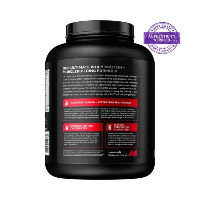 Muscletech Nitro-Tech Whey Protein - Image 6