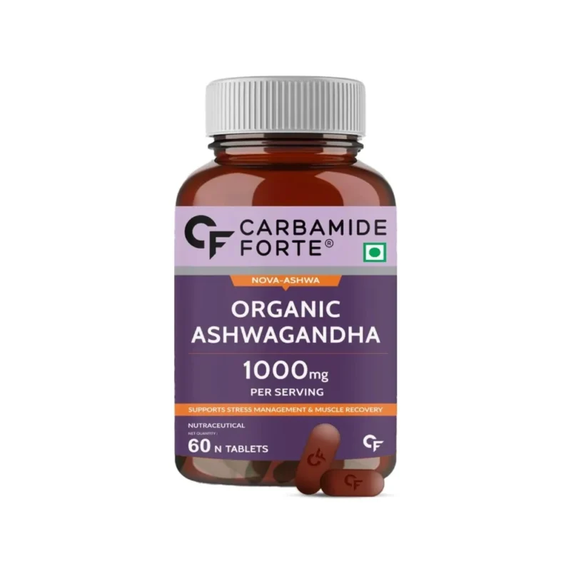 Carbamide Forte Organic Ashwagandha - 60 Tablets