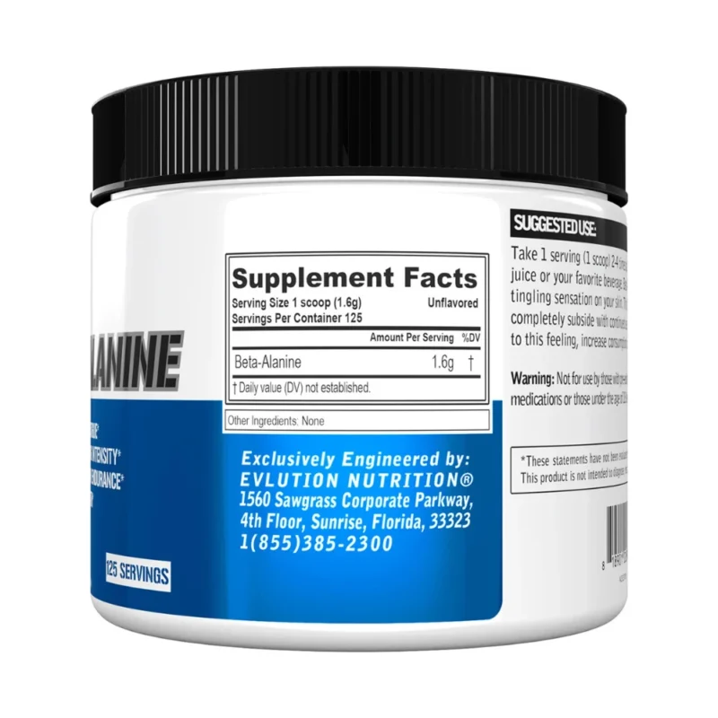 Evlution Nutrition (EVL) Beta-Alanine - Image 2