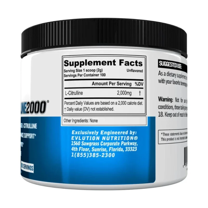 Evlution Nutrition (EVL) L-Citrulline 2000 - Image 2