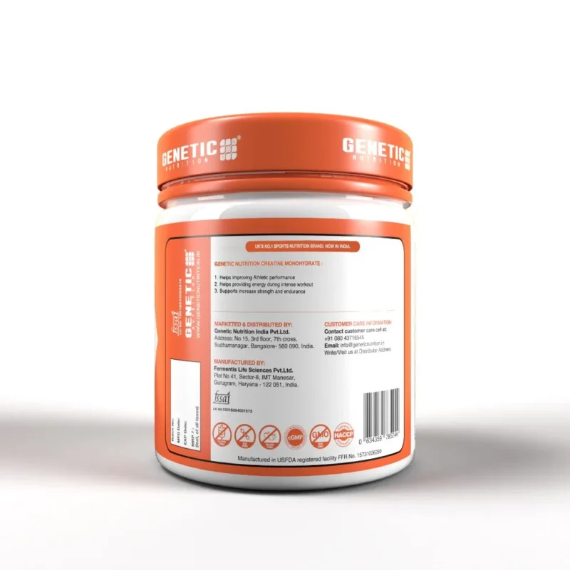 Genetic Nutrition Creatine Monohydrate - 66 Servings - Image 2