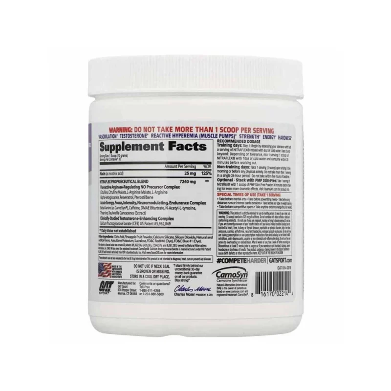 GAT Sport Nitraflex Advanced Pre-Workout - Image 8