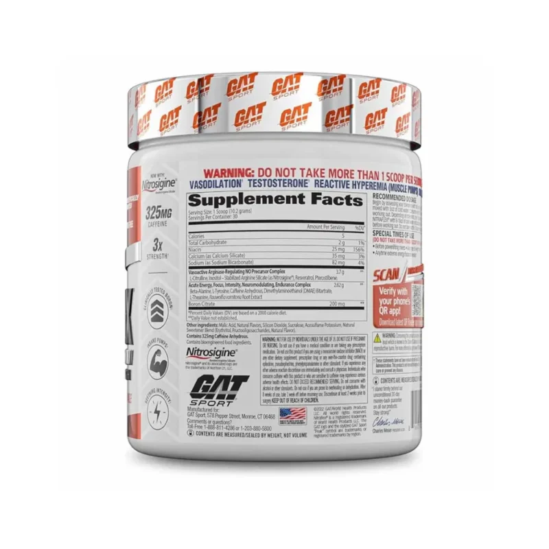 GAT Sport Nitraflex Advanced Pre-Workout - Image 5