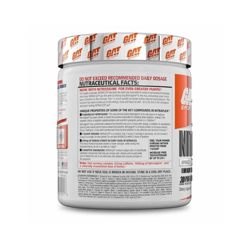 GAT Sport Nitraflex Advanced Pre-Workout - Image 6