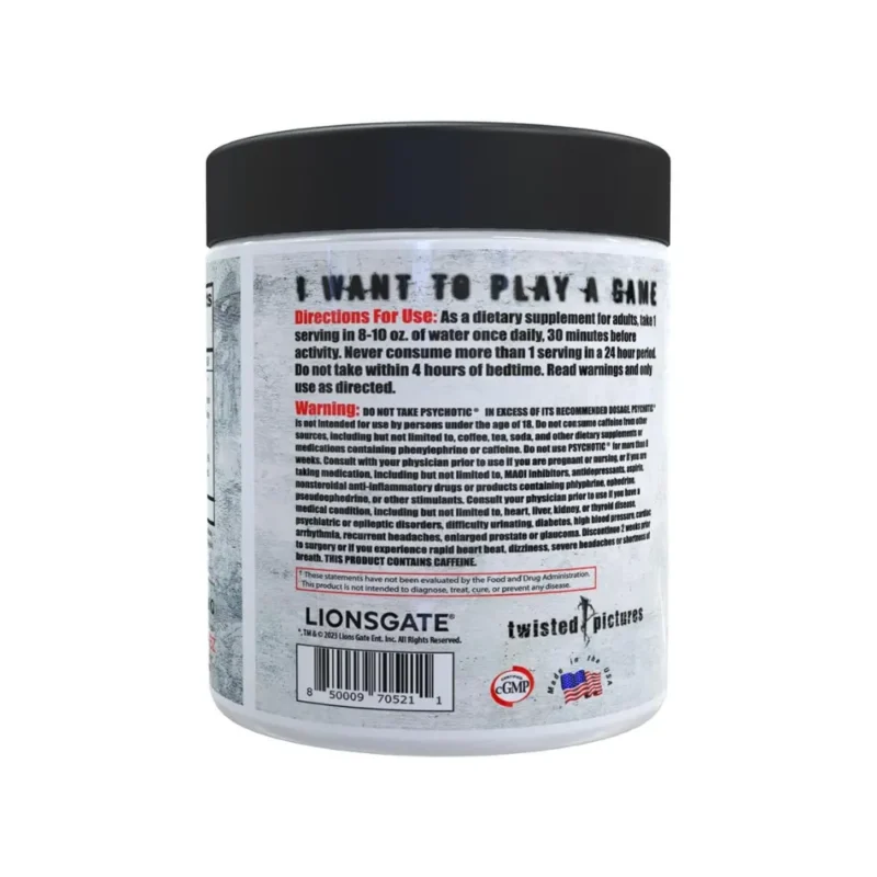Insane Labz Psychotic SAW Pre-Workout - Image 3