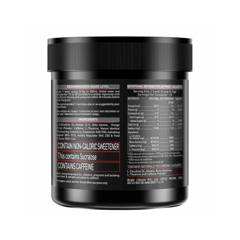 MuscleBlaze Pre Workout 200 Xtreme - Image 3