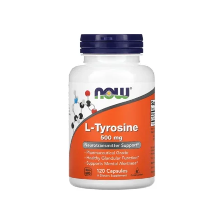 NOW Foods L-Tyrosine 500 mg - 120 Capsules
