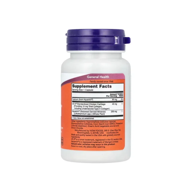 NOW Foods UC-II - 60 Capsules - Image 2