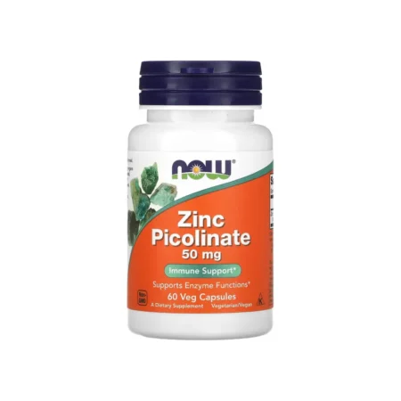 NOW Foods Zinc Picolinate 50 mg - 60 Capsules