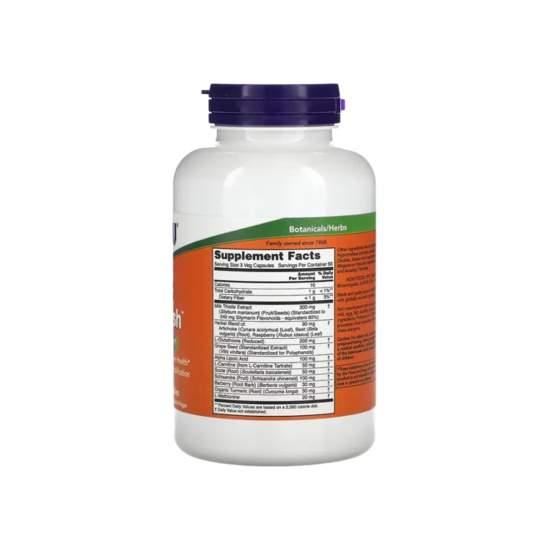 NOW Foods Liver Refresh - 180 Capsules - Image 2