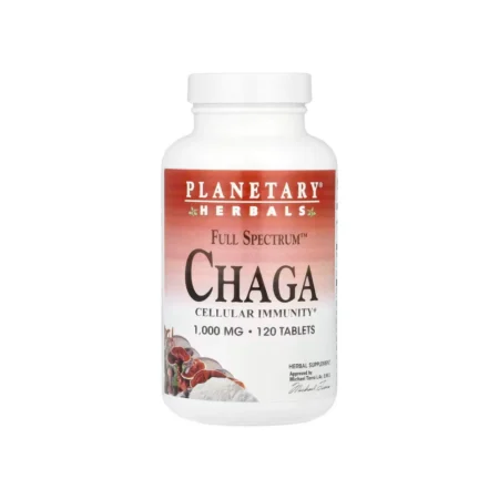 Planetary Herbals Full Spectrum Chaga - 120 Tablets
