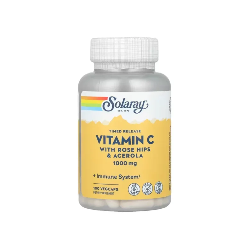 Solaray Vitamin C with Rose Hips & Acerola