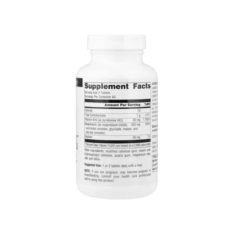Source Naturals Ultra-Mag - 120 Tablets - Image 2