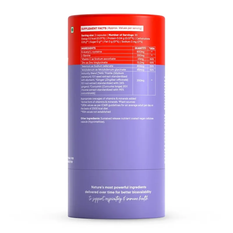 Wellbeing Nutrition Advanced NAC + Glycine - Image 2