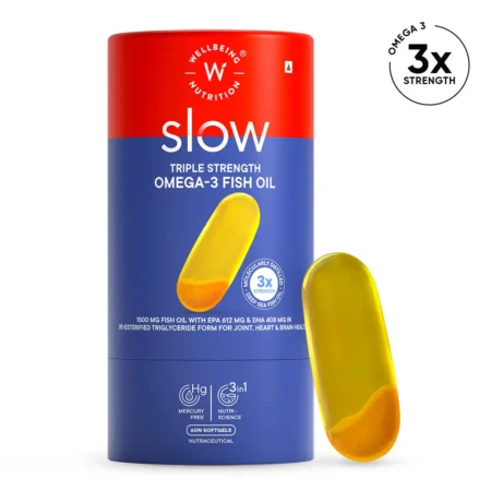 Wellbeing Nutrition 3x Strength Omega 3 Fish Oil
