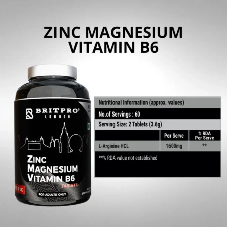 BRITPRO London Zinc Magnesium Vitamin B6