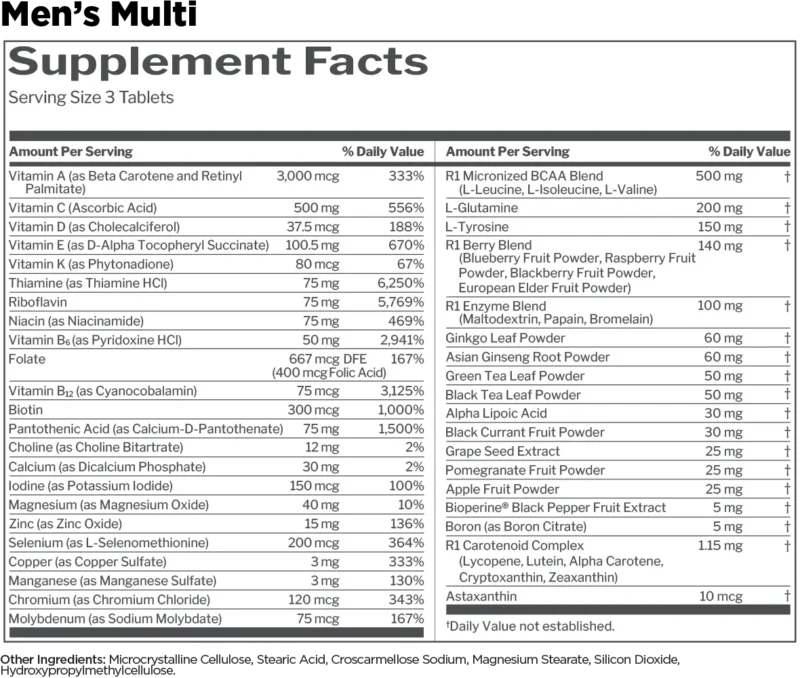 Men's Multi, Daily Multivitamin - Image 3